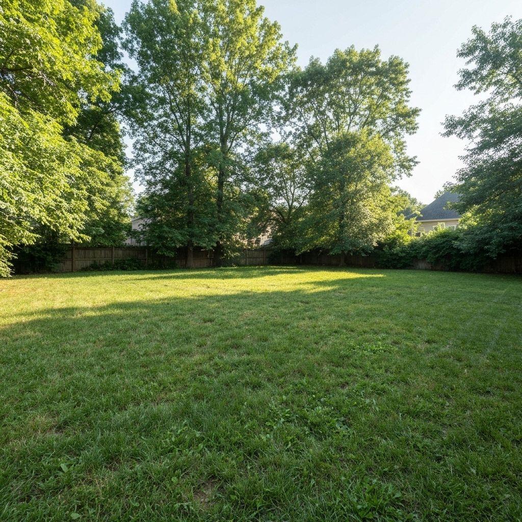 Before patio installation